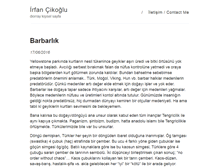 Tablet Screenshot of irfancikoglu.com